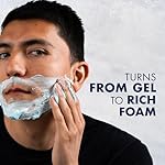 Gillette PRO Shaving Gel For Men Cools To Soothe Skin And Hydrates Facial Hair, 7oz, ProGlide Sensitive 2 in 1 Shave Gel - Image 5