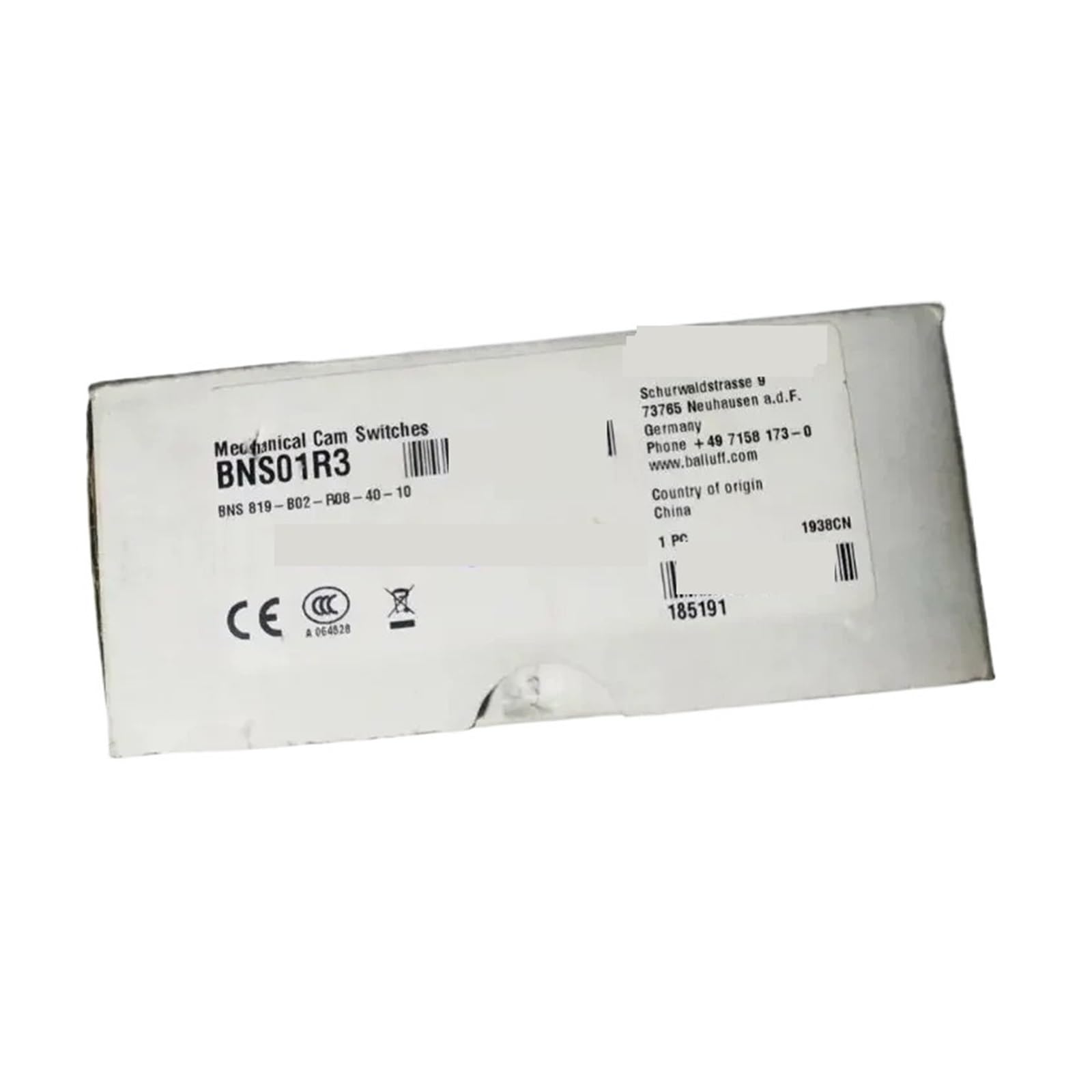 Limit switch 819-B02-R08-40-10 capteur de position pour automatisme d'usine
