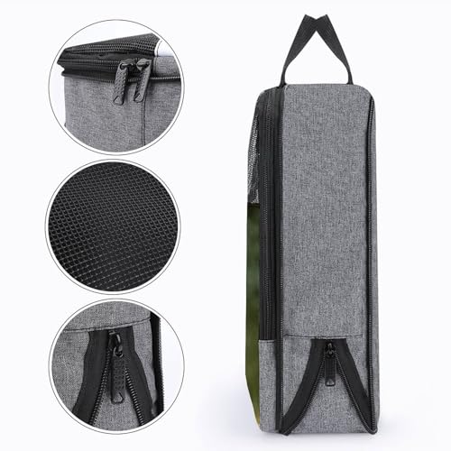 Sac à chaussures imprimé écureuil gris en taille unique pour le rangement - 5
