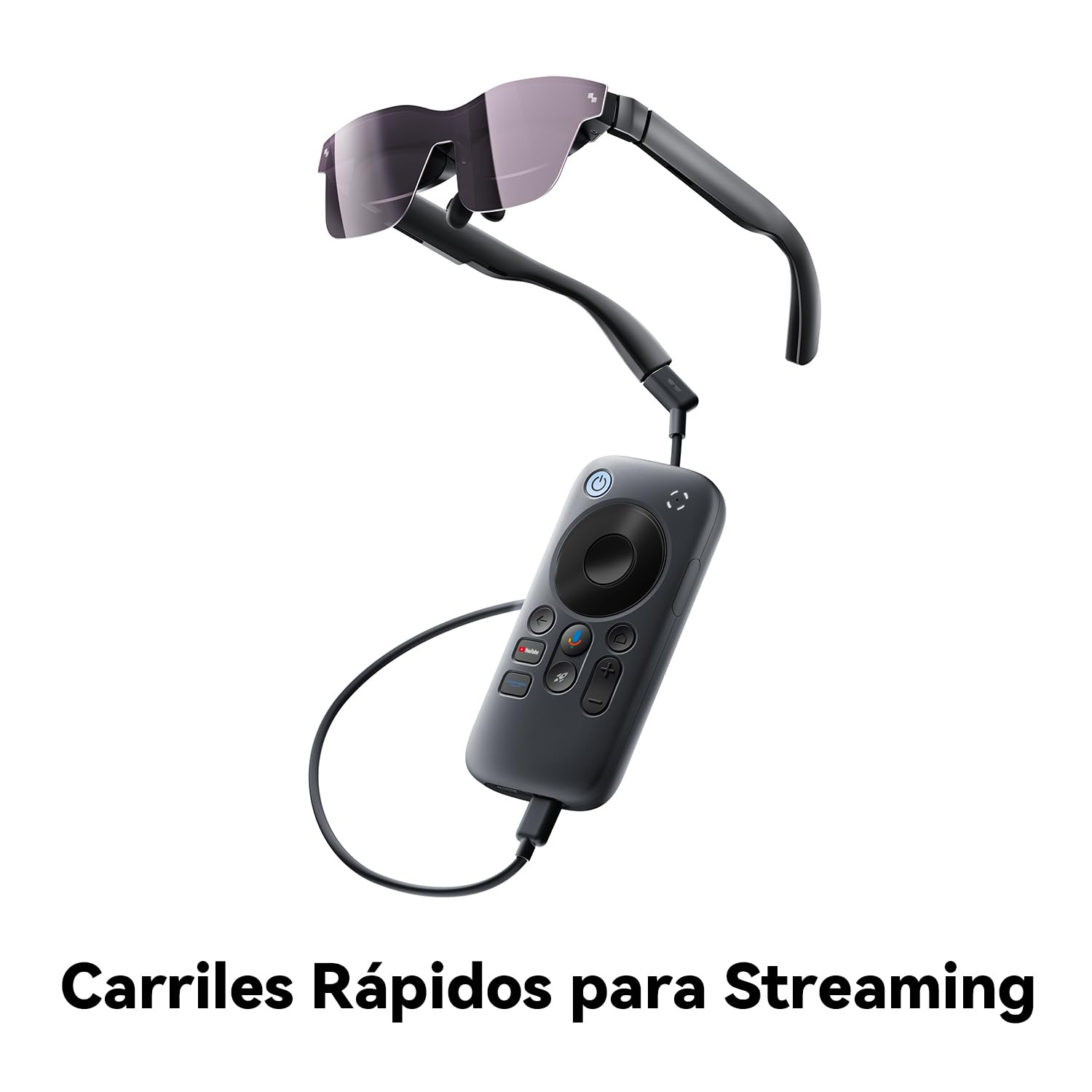 RayNeo Pocket TV – Dispositivo GTV Portátil Certificado (No para Netflix), Compatible con Gafas AR/XR Air 3s Pro/3s/2s/2, Smart TV Portátil con Wi-Fi