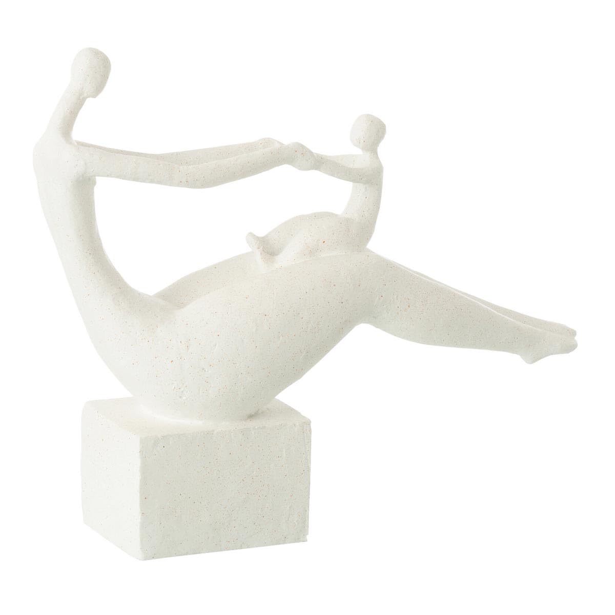 Paris Prix Statuette Maman avec Enfant Moderne 29cm Blanc