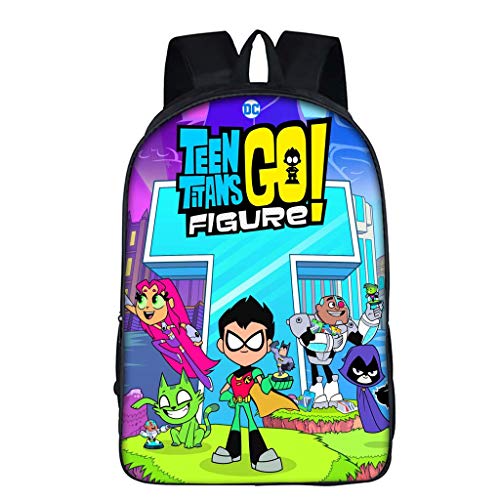 Bolso De Escuela Secundaria 3D Mochila Para Niños Teen Titans Go Apto 6 12 Años 16