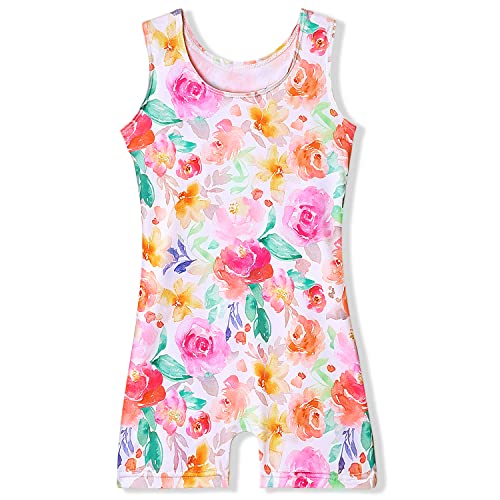 MYQFF Gymnastics Leotards for Girls Toddler Kids Dance Outfits Sparkle Tumbling Biketards Unitard Unicorn Mermaid