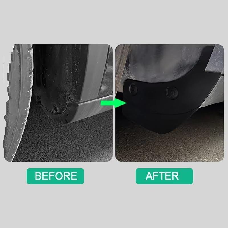 Guardabarros para Tesla Model Y 2019-2023 contra salpicaduras paso rueda 2