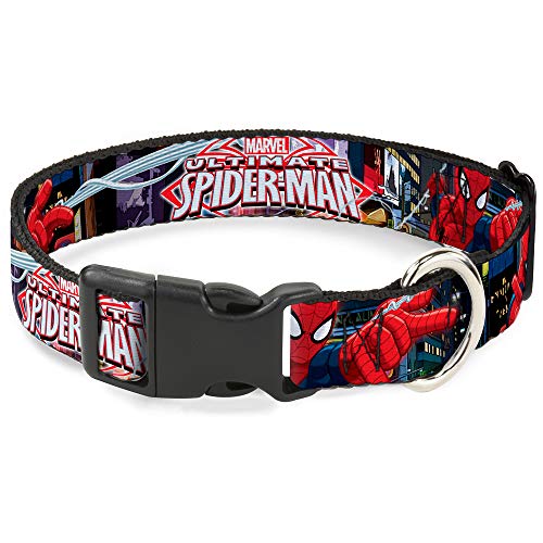 Collar de clip de plástico de araña oscilante textil ajustable para mascotas 2