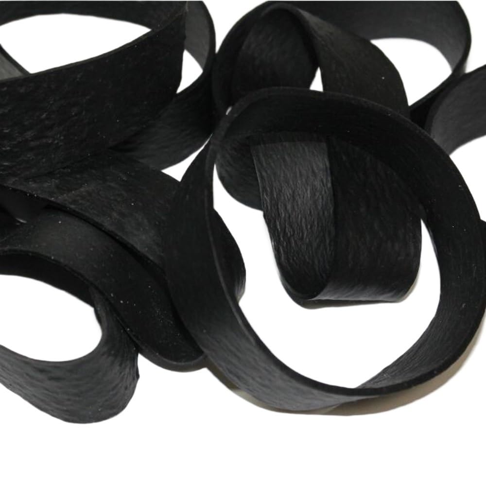 Bande Elastiche Resistenti, 10 Pezzi di Elastici in Gomma Lunghezza Piatta 11 cm Extra Large Neri Elastici Spessi Larghezza 2,5 cm for imballaggio di pacchi