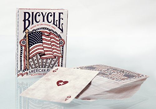 Bicycle American Flag Poker Size Standard Index Playing Cards - 1036202,10 Years Old And Up #TOP5