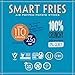 Gourmet Basics Smart Fries Air Popped Potato Fries, French Fries, Potato Sticks Individual Bags, Fry Chips Family Size, Low Calorie Chips, Non-GMO, Gluten Free, Kosher, Sea Salt - 1 oz Bags (Pack of 24)