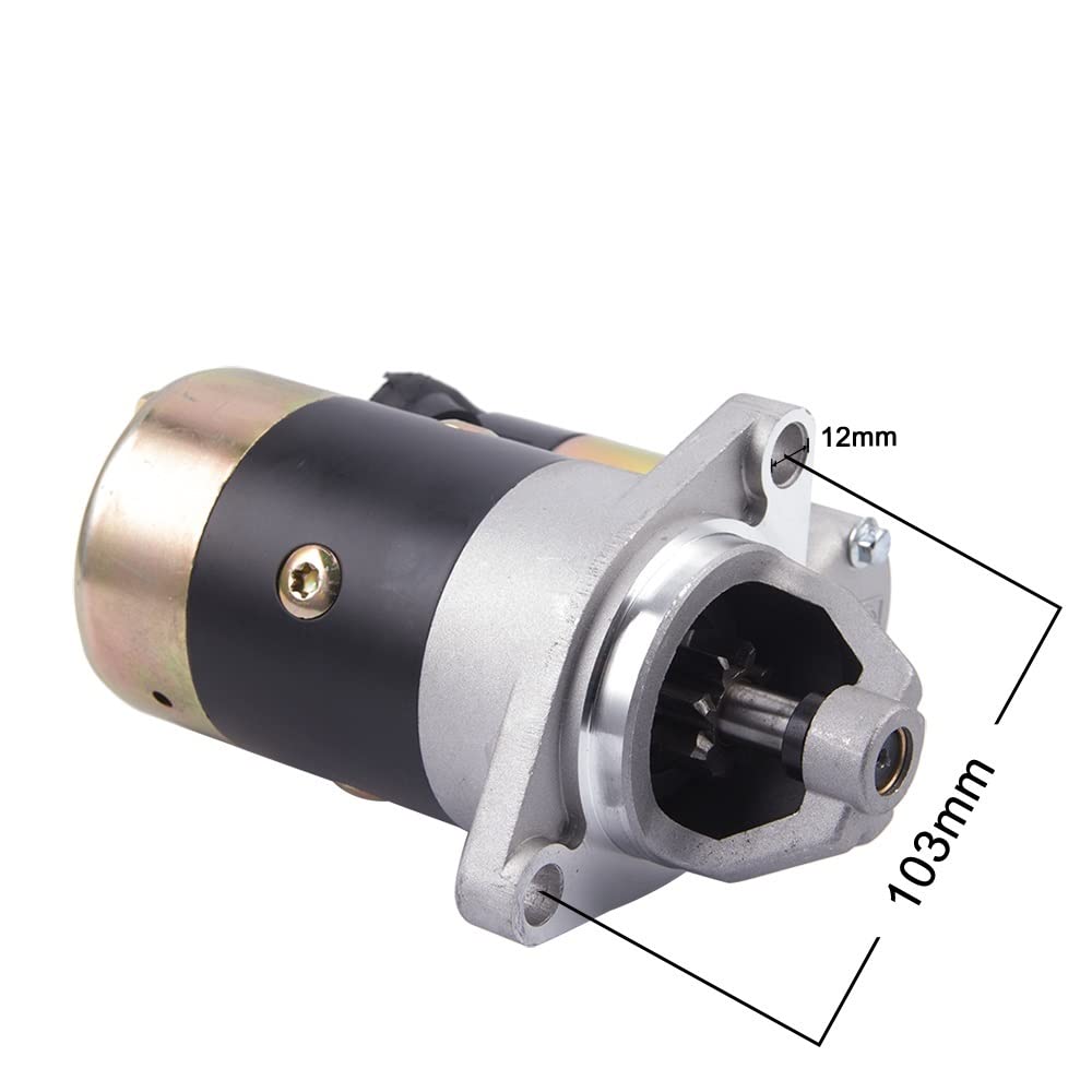 QD114A 12V 0.8KW Générateur Diesel Moteur Démarreur Moteur en Cuivre Moteur Électrique Genset Pièces QD114B 0.9KW 12V (Color : QD114A 12V 0.8KW)