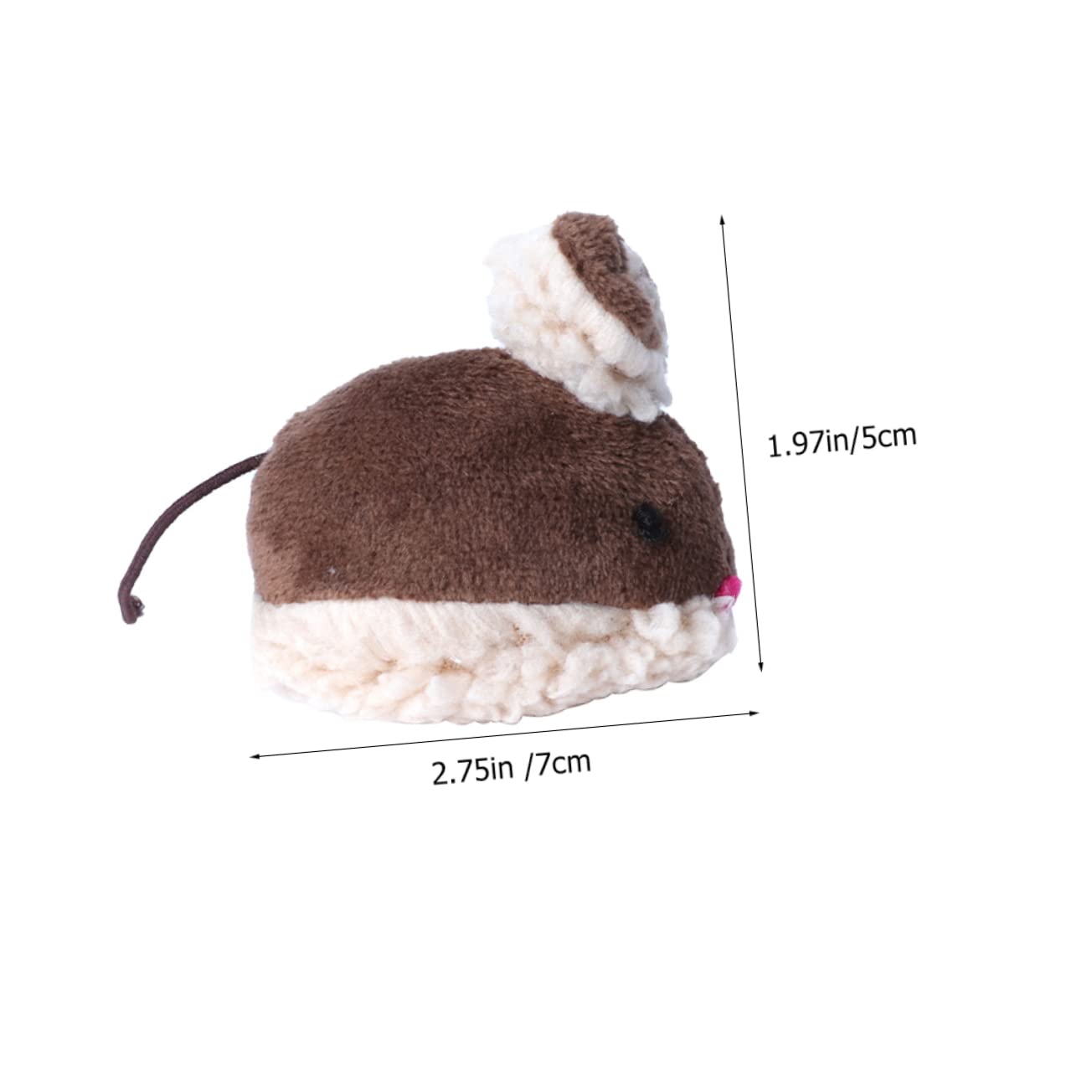 VANZACK 20piezas Juguetes De Ratón para Gatos Interactivos Juguetes De Peluche para Estimulación y Ejercicio De Mascotas Ratones De para Gatos De Interior