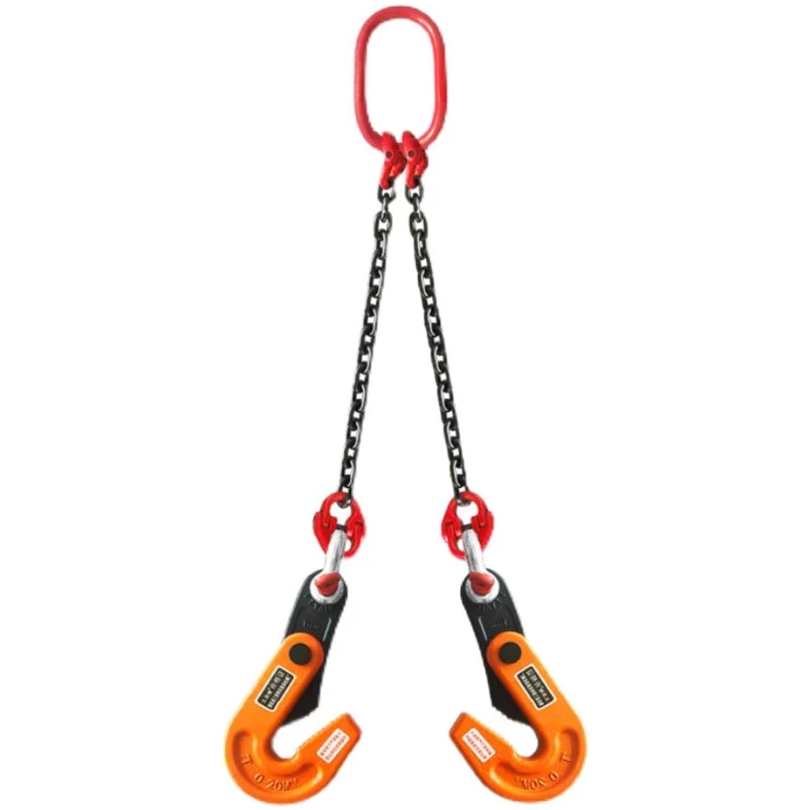 Eslingas de Cadena 8 T/1764 LB con Cadena de Acero al manganeso de Alta Resistencia de 1,5 m para grúa de elevación Industrial Cadenas Elevación