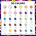 30 Colors Dual Tip Acrylic Paint Markers,Fine Tip and Brush Tip Permanent Acrylic Paint Pens For Rock Painting, Canvas, Wood, Glass, Ceramic, Fabric, Plastic, Egg, Scrapbook,Art Painting Supplies Kit