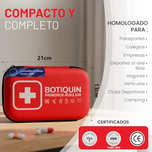 Variante de NUVEXIA botiquin 150 piezas Premium compacto para coche