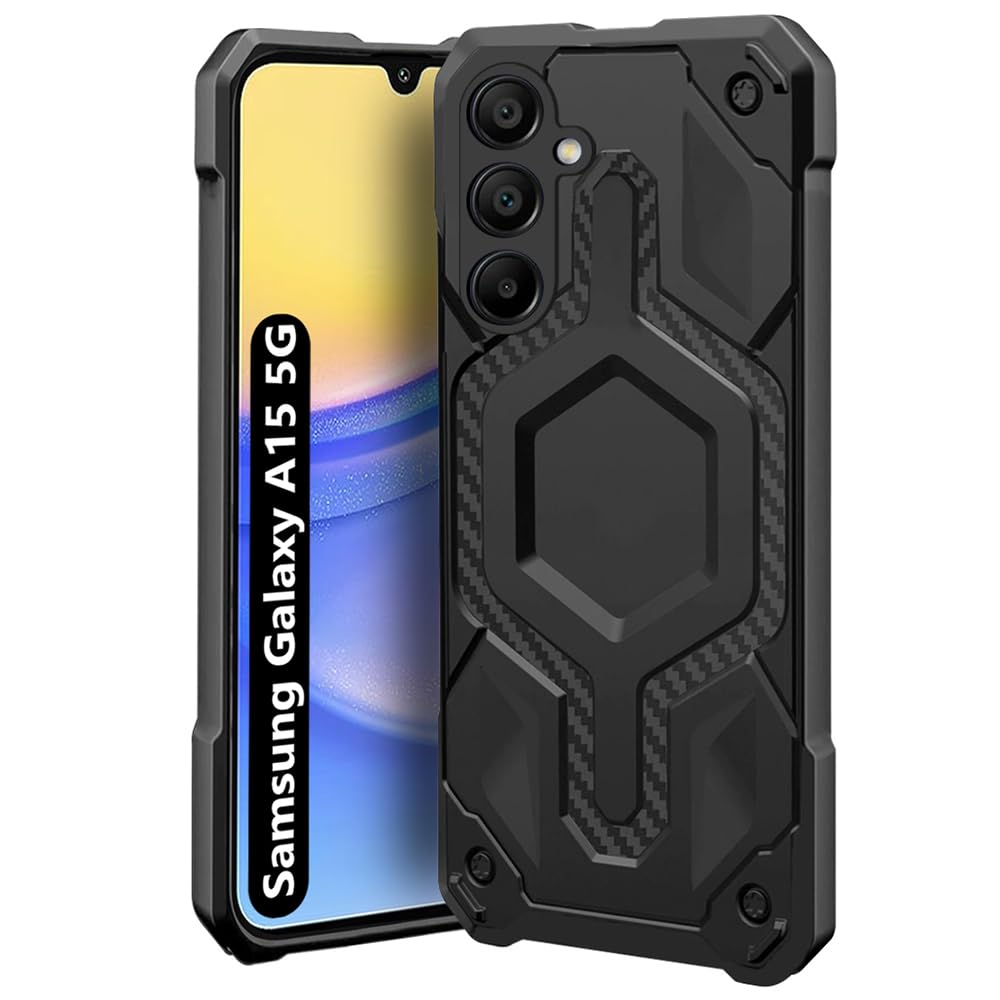 Fashionury Samsung Galaxy A15 5G Back Cover | Shockproof Armor Bumper | Hybrid Defender Series | Ultimate Drop Protection | Soft TPU Case for Samsung A15 5G (Black) (B0CRTXFPKR) Amazon Price History, Amazon Price Tracker