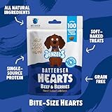 Denzel's All Natural Dog Treats - Training Bites - Battersea Hearts (4 x 90g) - Image 4