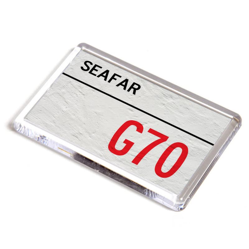 FRIDGE MAGNET - Seafar G70 - UK Postcode