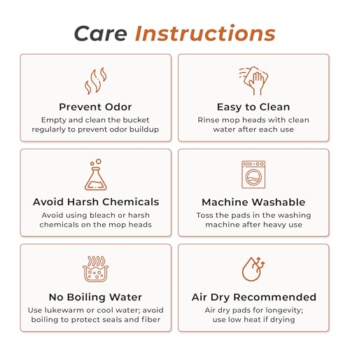 Image of HomeEssentials Spin Mop and Big Bucket Floor Cleaning System - 360 Microfiber Mopping Set with Hands-Free Wringing, Telescopic Stainless Steel Handle & Washable Pocha Refills for Home & Office