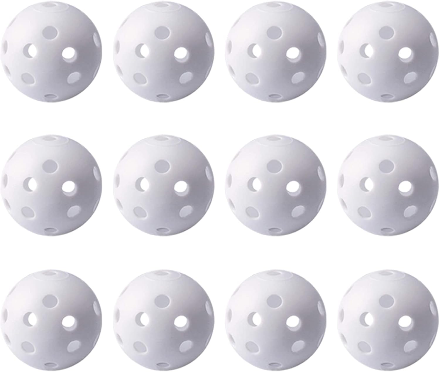 Practice Golf Balls for Backyard, Plastic Golf Training Balls 5 inch Indoor Golf Balls for Driving Range, Swing Training, Indoor Golf Simulators, Outdoor and Home Use