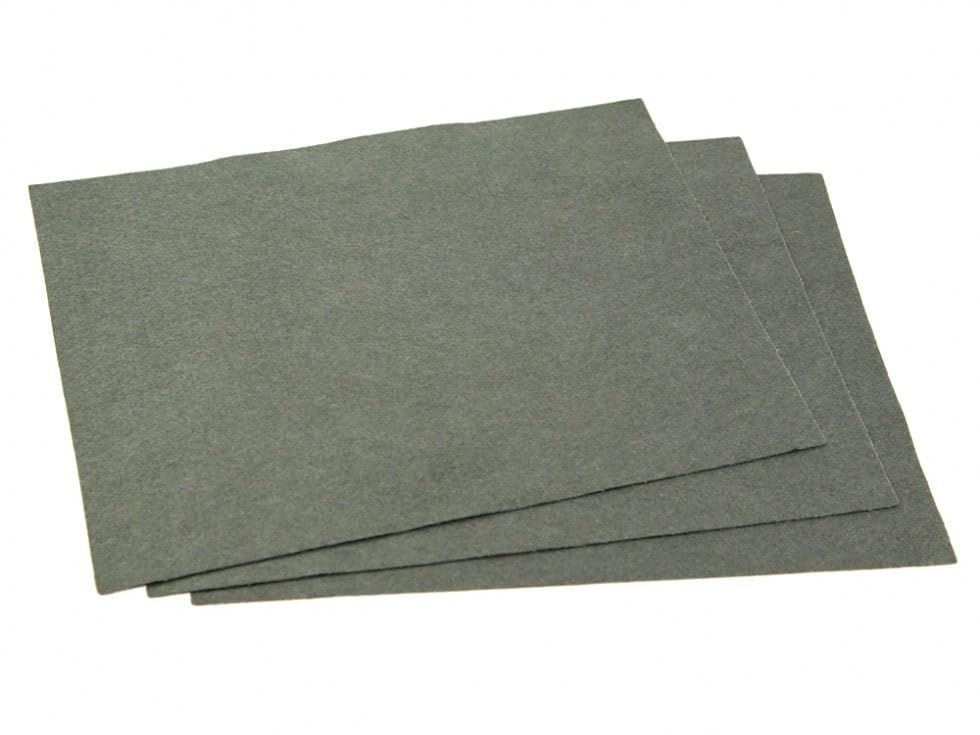 Minerva Lot de 18 feuilles de tissu en feutre extra épaisses de 3 mm pour fabrication de jouets, travaux manuels, bricolage et bricolage Gris anthracite 22,9 x 30,5 cm