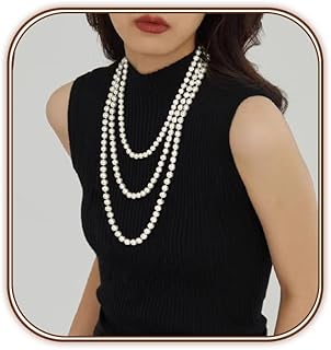 ZeffyPearl Necklace 4MM6MM8MM Dainty Round Lahore, Karachi - Pakistan
