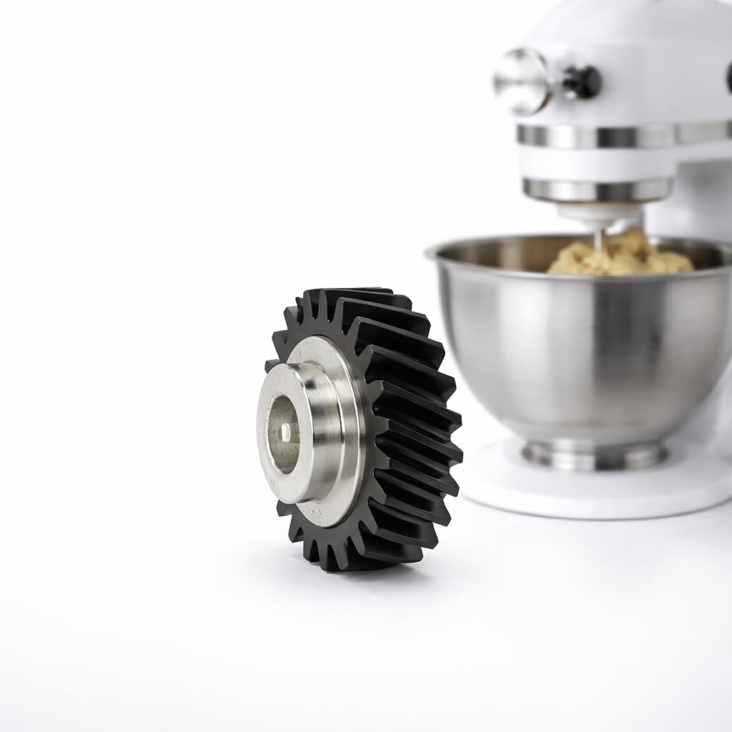 Kit de réparation pour KitchenAid robot de cuisine - Graisse de transmission 200 g + joint de transmission + roue dentée d'entraînement - Entretien et réparation compatibles avec Artisan