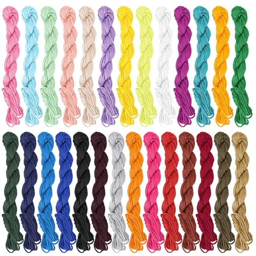 Framendino 27 Pack Nylon Beading String