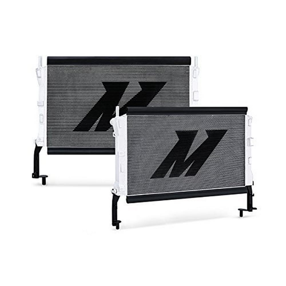 MishimotoPerformance Aluminum Radiator Compatible With Ford Mustang EcoBoost, 2015+