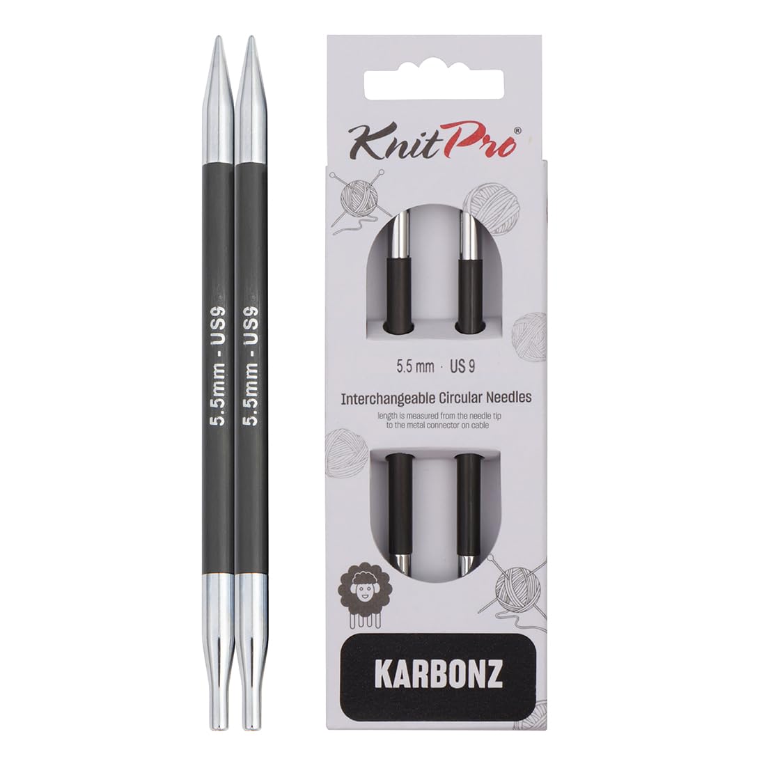 KnitPro Karbonz Interchangeable Circular Needle 5