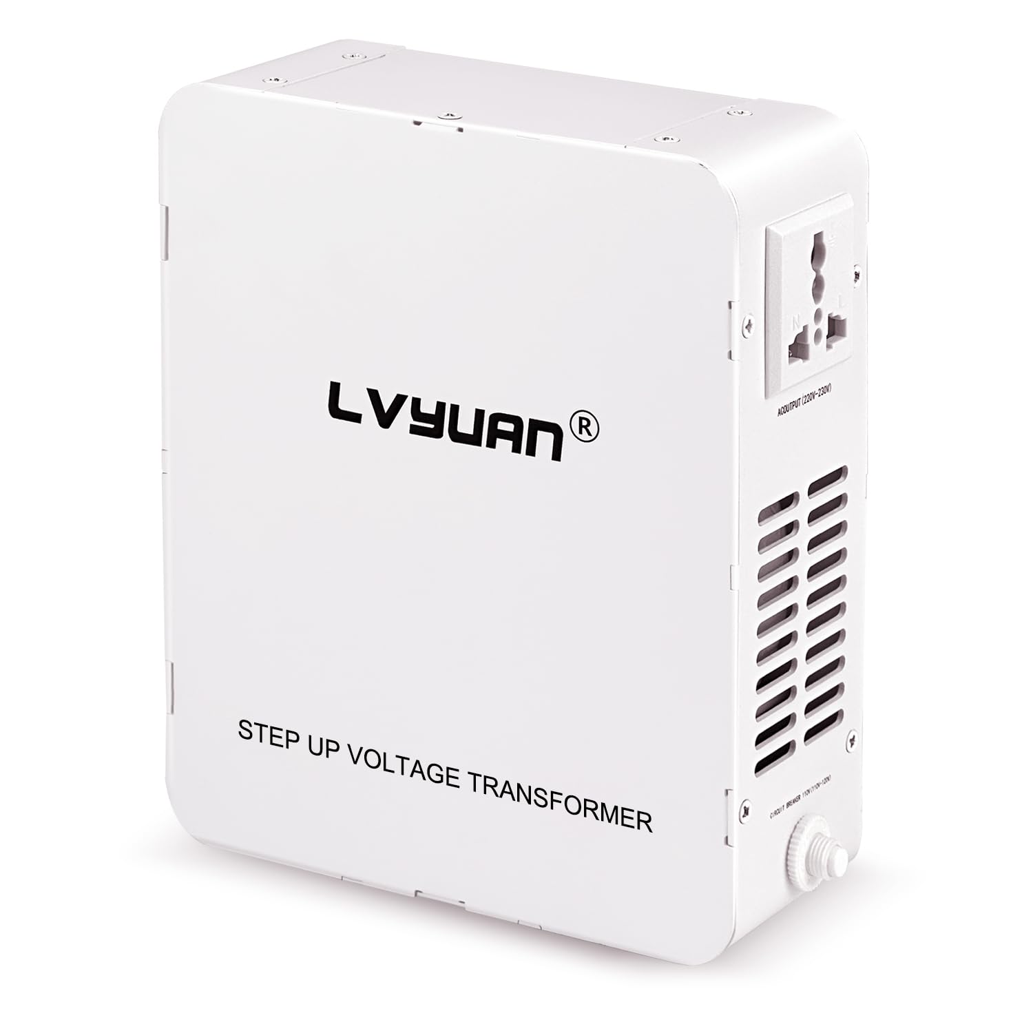 LVYUAN 800W Voltage Transformer Step Up/Down Converter, 110V/120V to 220V/240V, 800W Power Capacity, Circuit Breaker Protection
