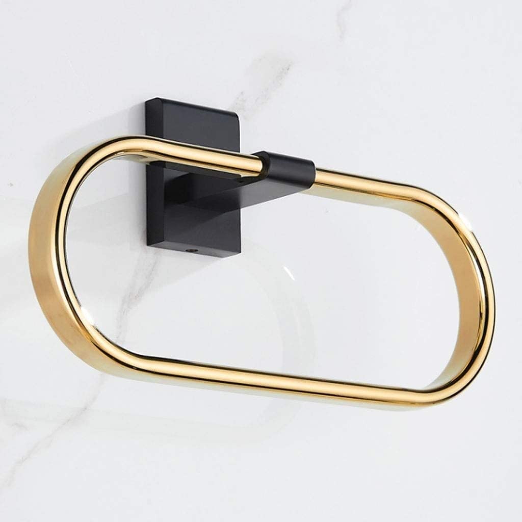 Toalleros de Baño Pared Toallero Toallero De Cobre, Anillo para Toallas, Toallero Montado En La Pared, Estante para El Hogar, Hotel, Accesorios De Baño, Toallero Toallero Baño