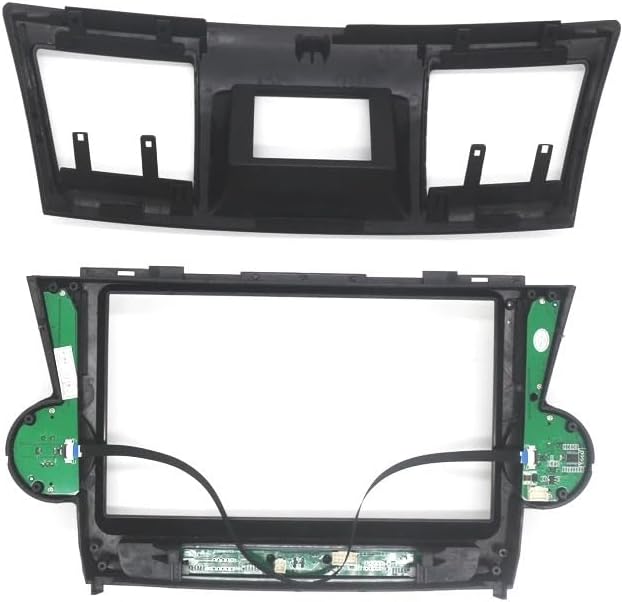 9/10 Inch Car Radio Frame Kit Compatible with Highlander 2008-2013 Audio Stereo Dash Panel Mounting Center Console Holder Bezel(10.1 inch,Model B)