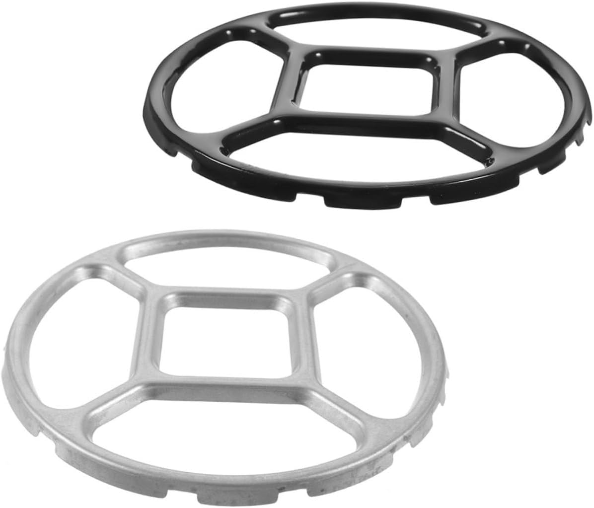 2pcs Alloy Stove Wok Ring Support Rack for Gas Cookers