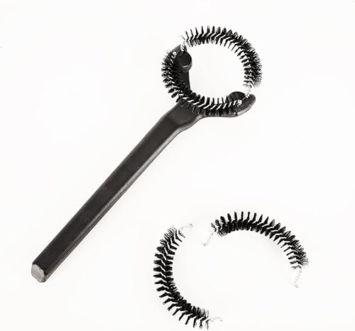 Cepillo de limpieza para máquina de café expreso, cepillo de cabeza de grupo con 1 cerdas de nailon desmontables de 360 , cerdas de limpieza de