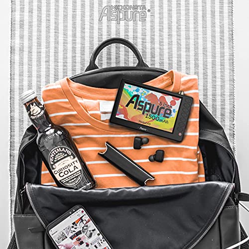 image for aspure Pocket 5 Inch Portable Digital DVB-T2 TFT HD Screen Freev