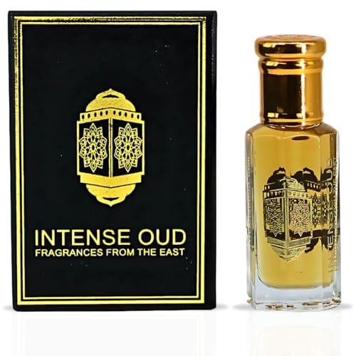 INTENSE OUD Oud Al Arab oil bottle with black gift box — the smoky Cambodian oud option in this set