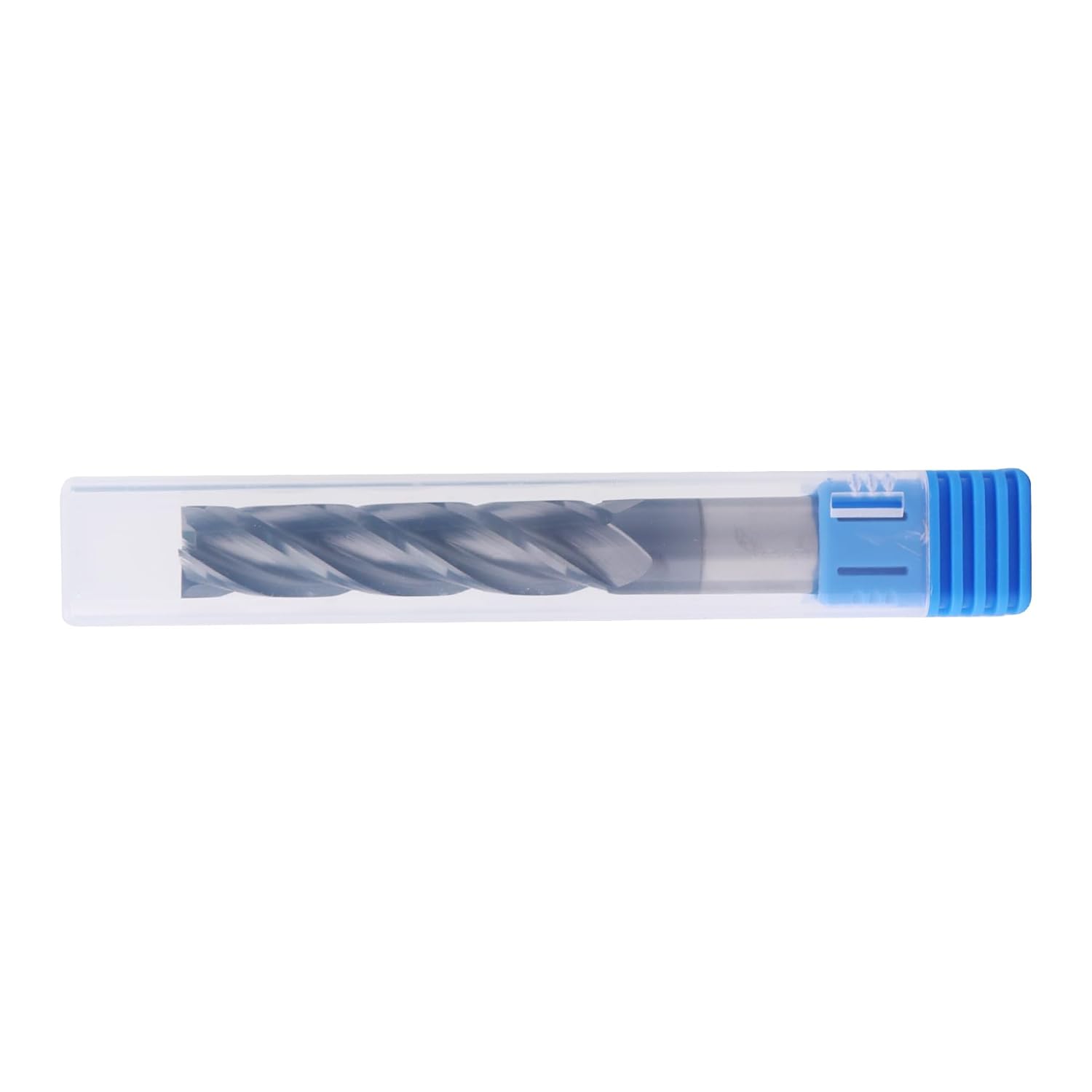 1/2'' Carbide Long End Mill, 4 Flute, AlTiN Coating, Square End Mills for Steels, 30 Degree Helix, CNC Router Bit, 1/2" Shank Diameter