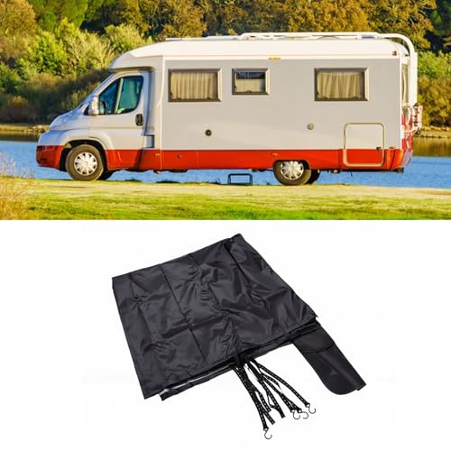 Cortina de ducha para RV con ganchos para puerta trasera de camión 4