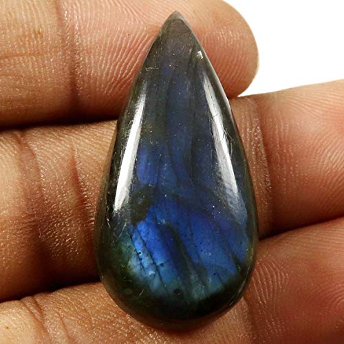 Labradorite cabochon poire de 42.85 carats pour création de bijoux - 2