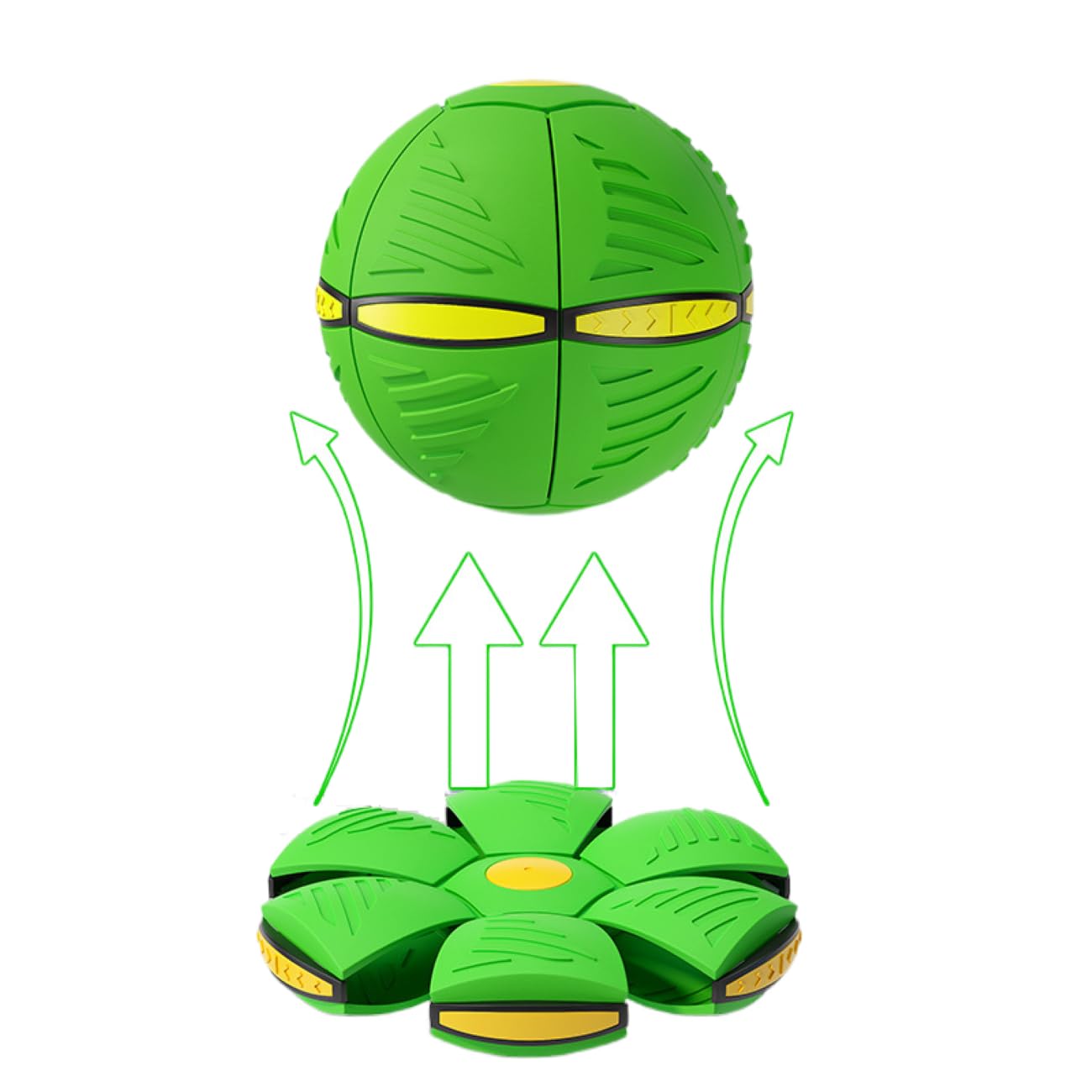 BOTIZR Flying Saucer Ball for Dogs,Pet Toy Interactive Flying Saucer Dog Toy Portable,Outdoor Yard Dog Toys,Perfect Doggy Disc Ball (Green) (B0CLJCSRKN) Amazon Price History, Amazon Price Tracker