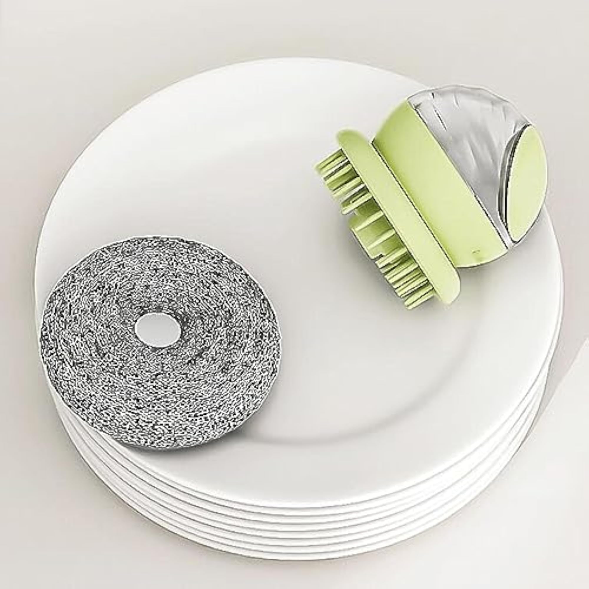 Kitchen Soap Dispensing Brush for Restaurant Cleaning