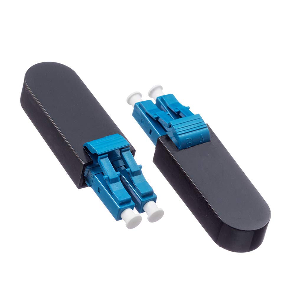 2Pack Single Mode LC/UPC Fiber Optic Loopback Adapter Cable