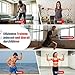 GYMERK Resistance Bands Set, Expander Fitness Mit Gummigriffe, Trainingsplakat, Knöchelriemen, Türanker, Tragtasche, 5er Verschiedene Widerstandsstufen Ideal für Krafttraining