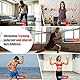 GYMERK Resistance Bands Set, Expander Fitness Mit Gummigriffe, Trainingsplakat, Knöchelriemen, Türanker, Tragtasche, 5er Verschiedene Widerstandsstufen Ideal für Krafttraining