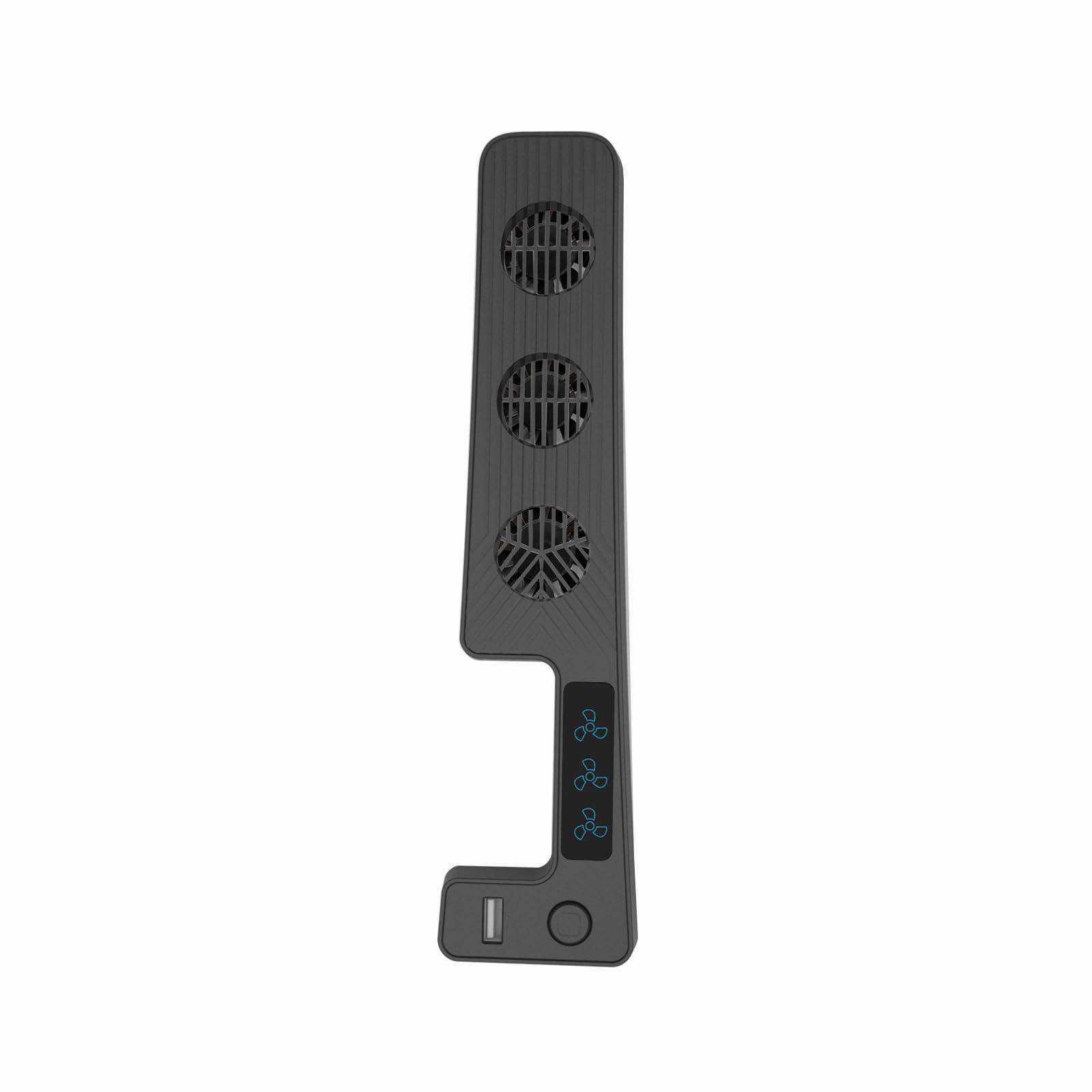 Ventola di raffreddamento per PS5 Slim console di gioco , raffreddatore con 3 velocità di ventilazione (Nero)