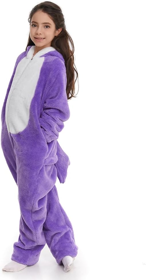 HSCTEK Child Luxury Double-sided Flannel Shark Onesies with Hoodie(One set for single one) - Image 3