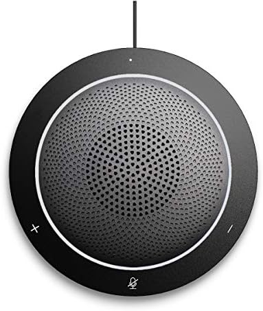 USB Speaker Phone 360Ã‚° Omnidirectional Microphone Portable Conference Speakerphone Echo Cancellation for Skype Business of Microsoft Lync, VoIP calls, Webinar, Phone, Call Center, Recording