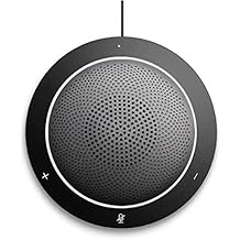 USB Speaker Phone 360 Omnidirectional Microphone Portable Conference Speakerphone Echo Cancellation for Skype Business of Microsoft Lync, VoIP Calls, Webinar, Phone, Call Center, Recording