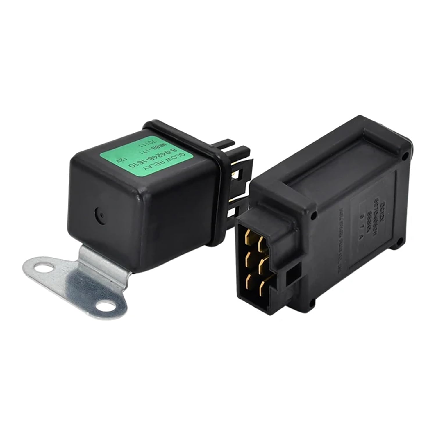 1pc 12V Glow Relay and Controller Kit 16415-65600 Compatible with Engine D902 D905 D1005 Tractors L2900F L3010DT L3300DT
