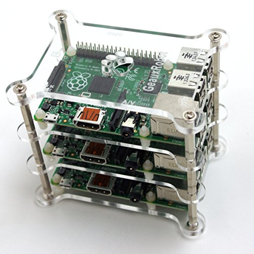 Geauxrobot Raspberry Pi 3 Model B Dog Bone Case Stackable Kit Also Works For All Rpi's #TOP3