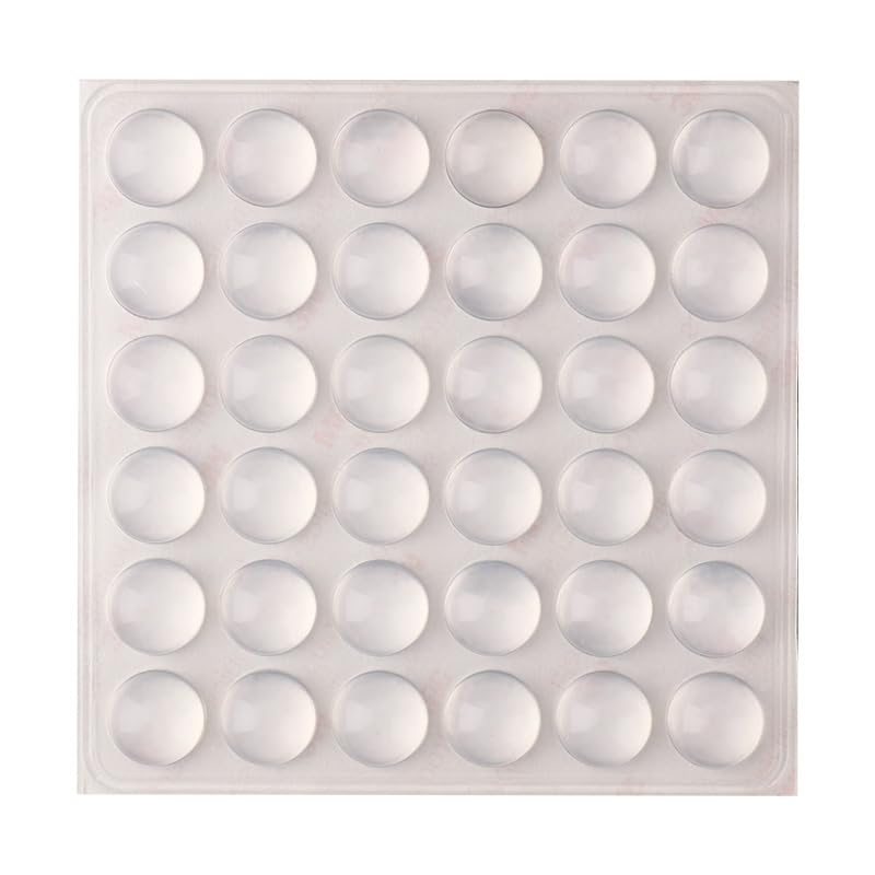 Protectores de puerta transparentes anticaídas y antirruido para muebles y gabinetes